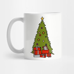 Christmas Tree and Presents Mug